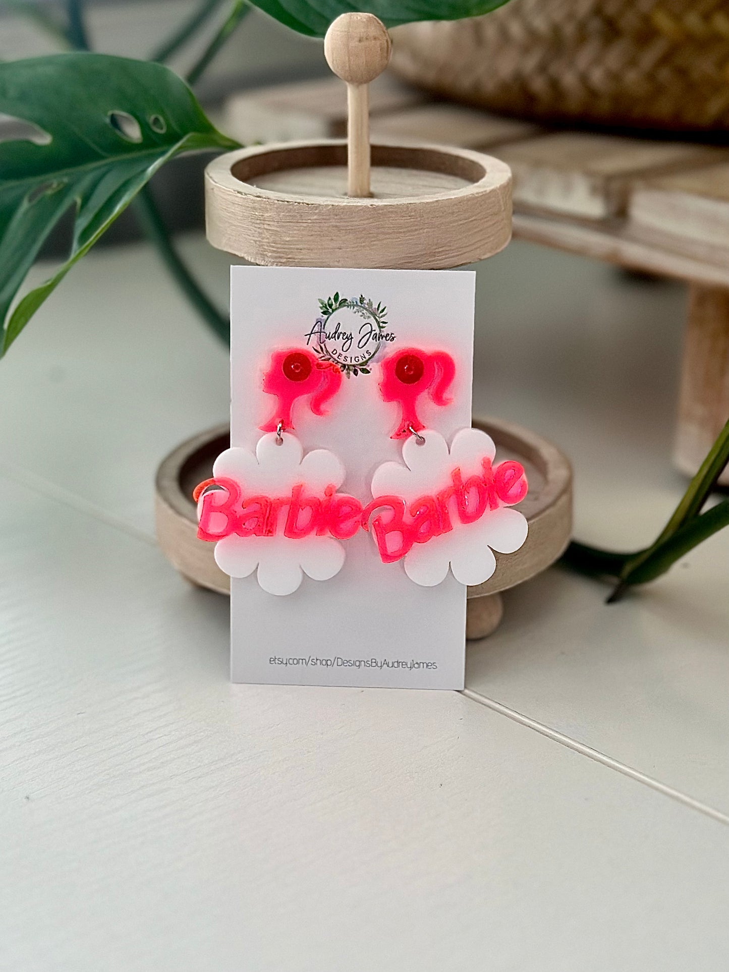 Barbie Silhouette Dangle Earrings