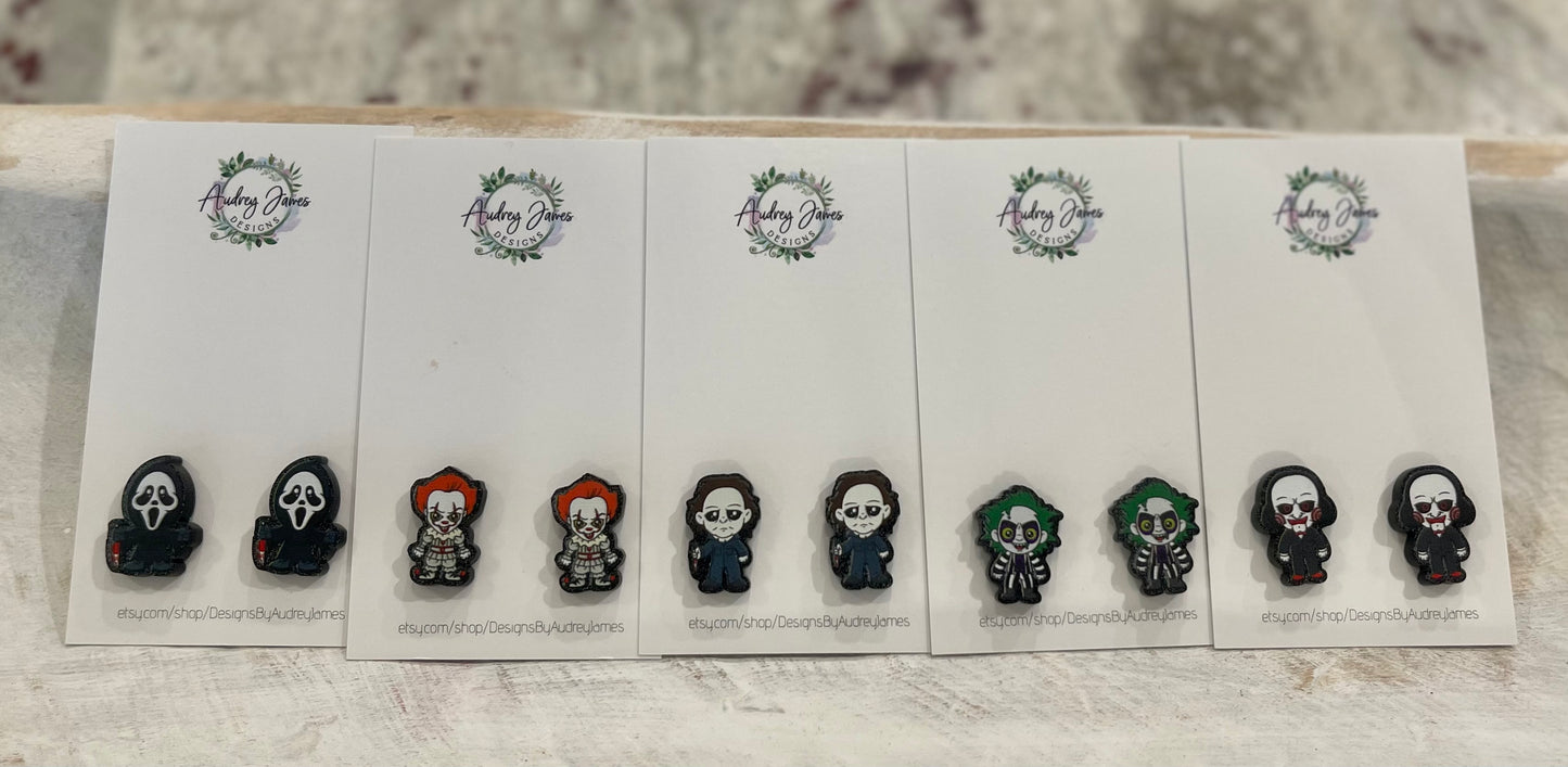 Michael Myers Stud Earrings