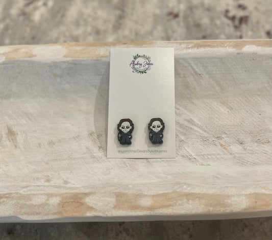 Michael Myers Stud Earrings