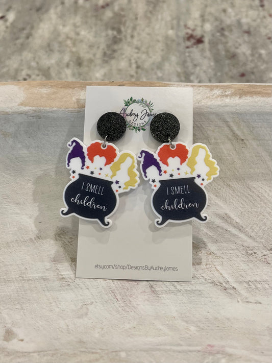 Hocus Pocus Dangle Earrings