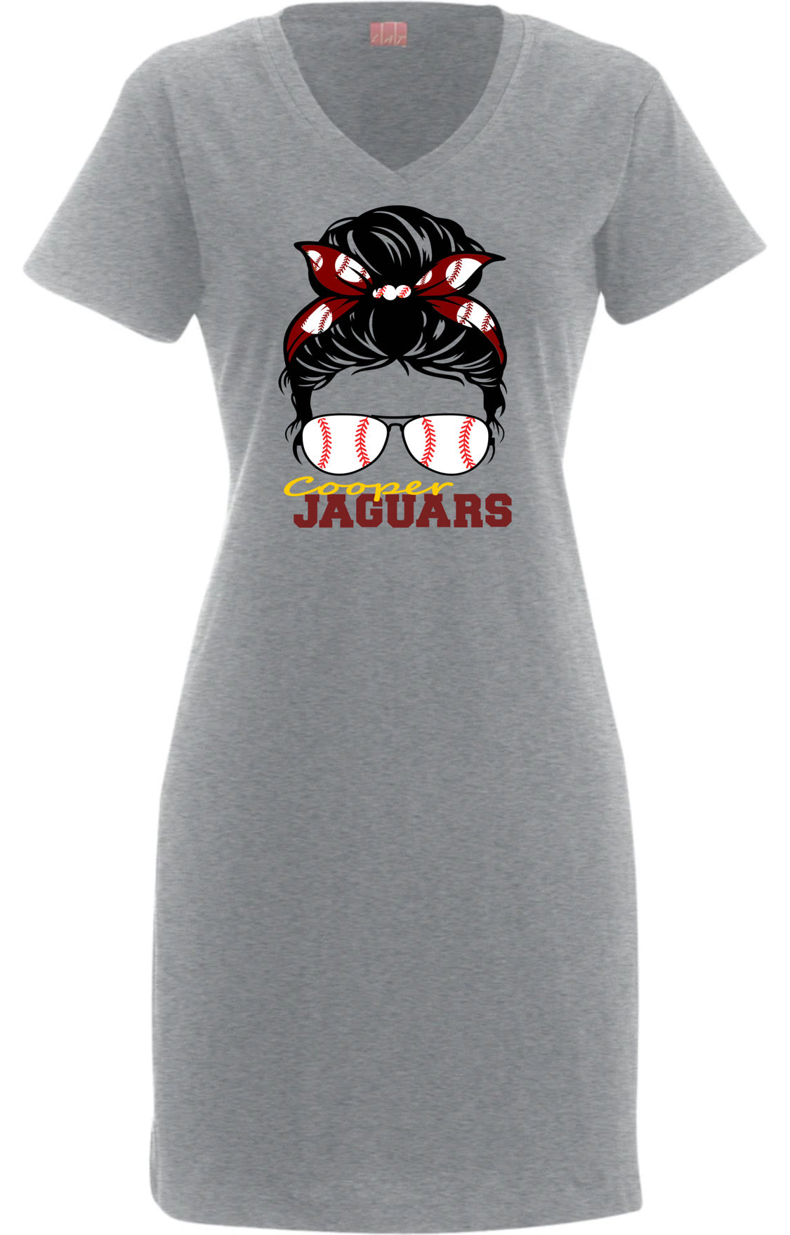 Cooper Jaguars Baseball T-Shirt Dress