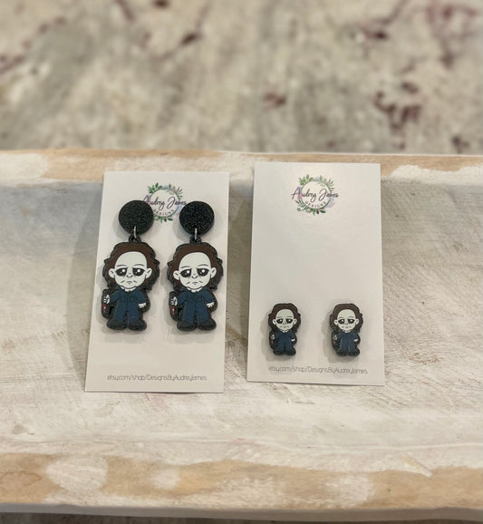 Michael Myers Dangle Earrings