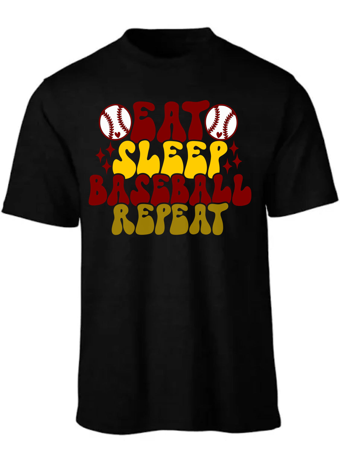 Jaguars Eat Sleep Baseball T-Shirt