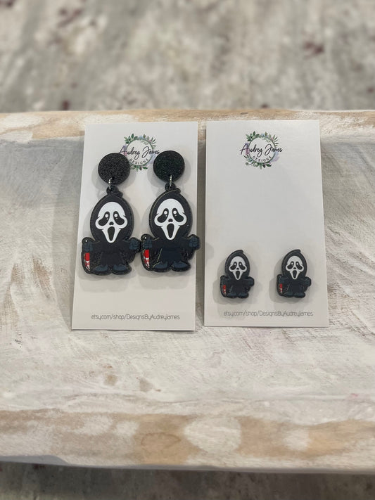 Scream Stud Earrings