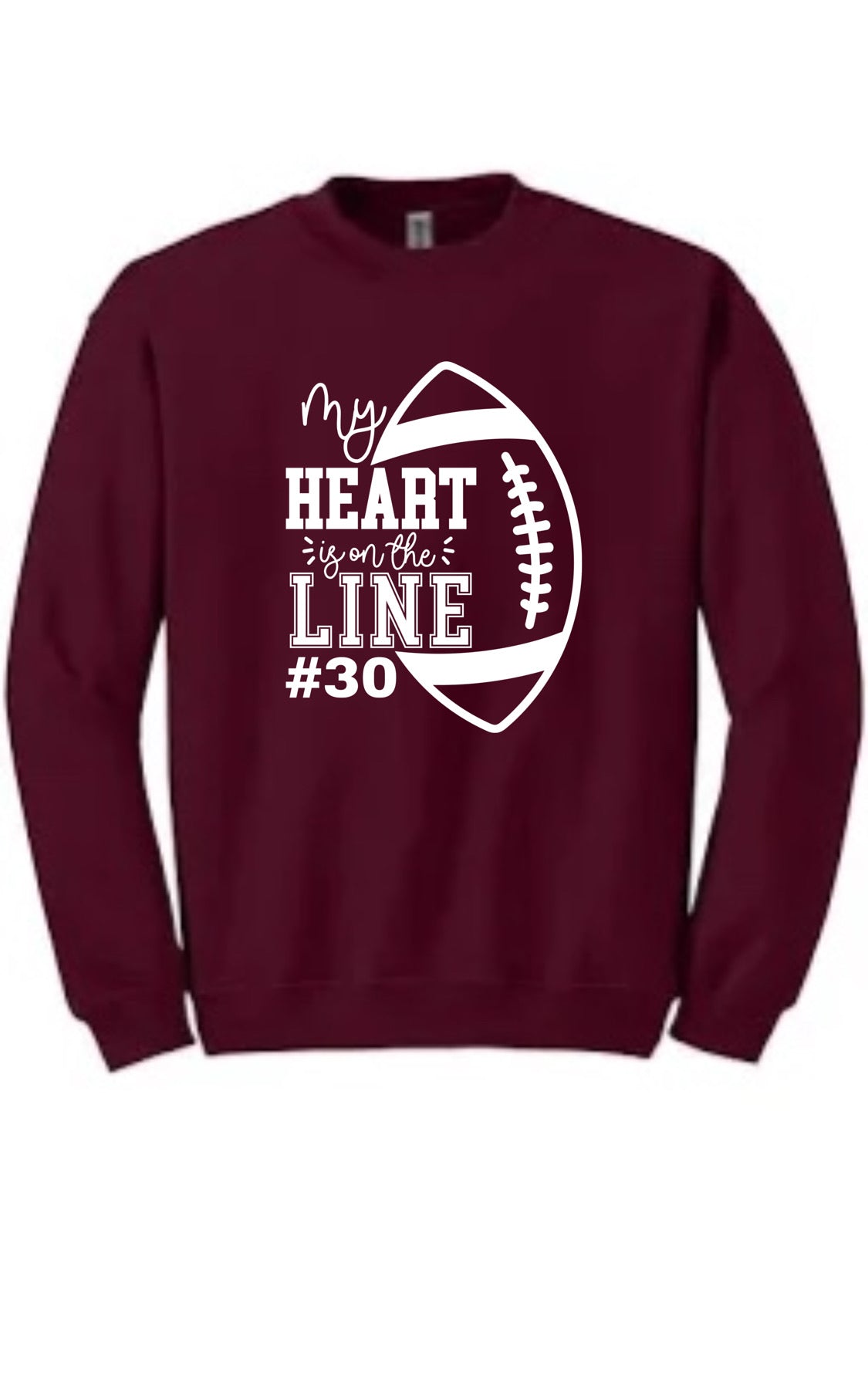 My Heart is On the Line Sweatshirt