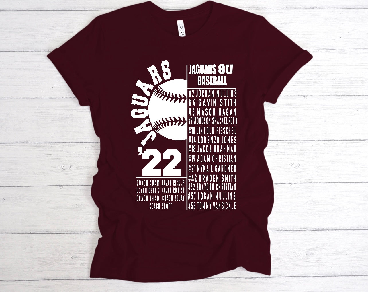 ‘22 Jaguars Baseball Team T-Shirt